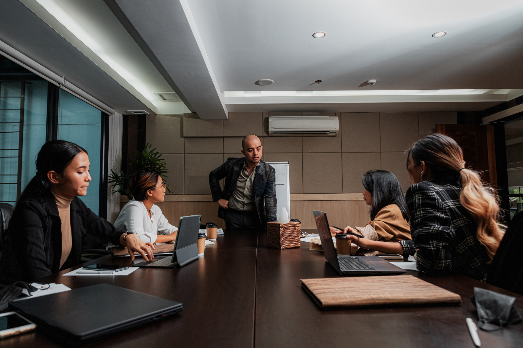 Team in a Meeting