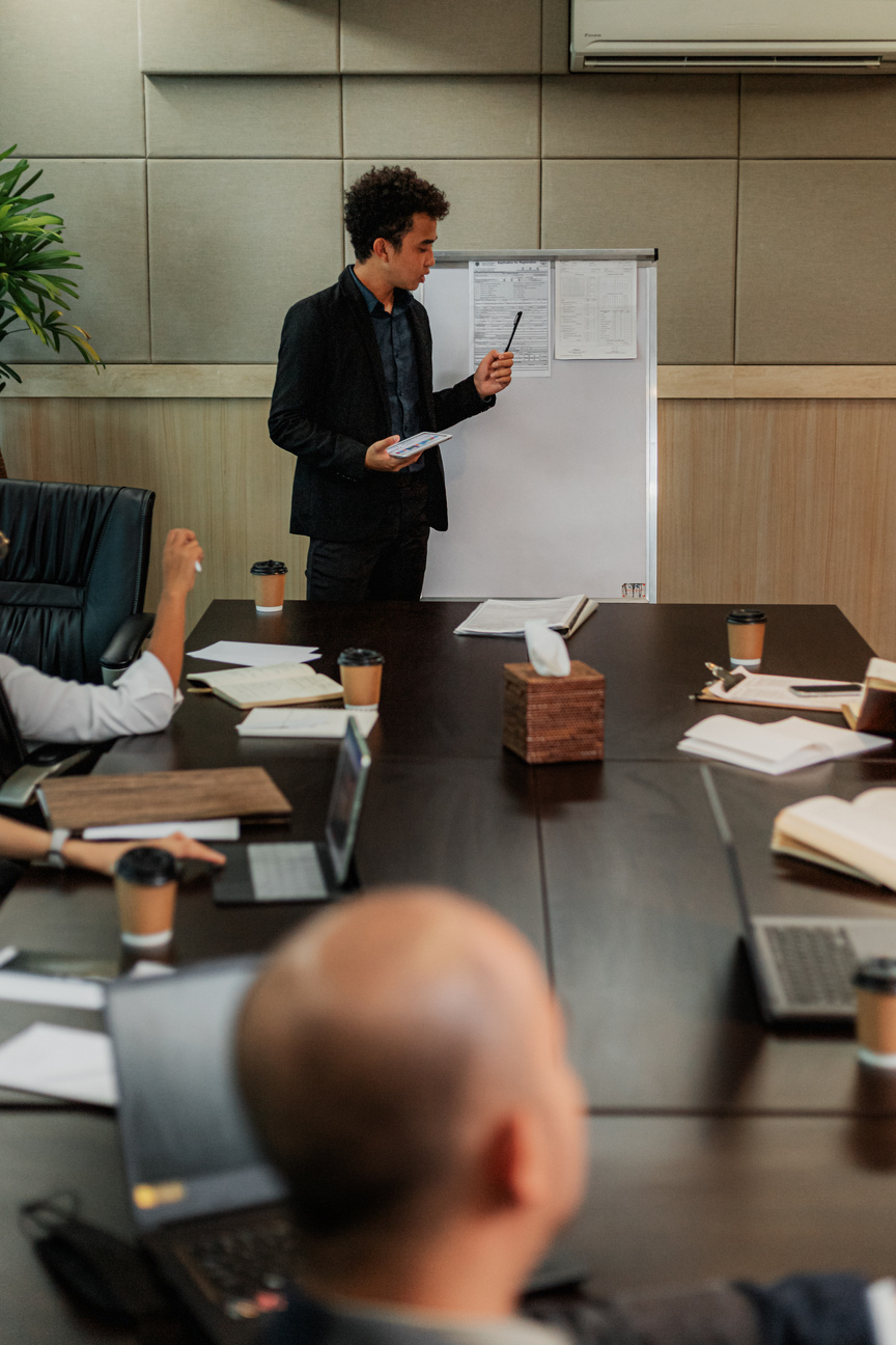 Team in a Meeting
